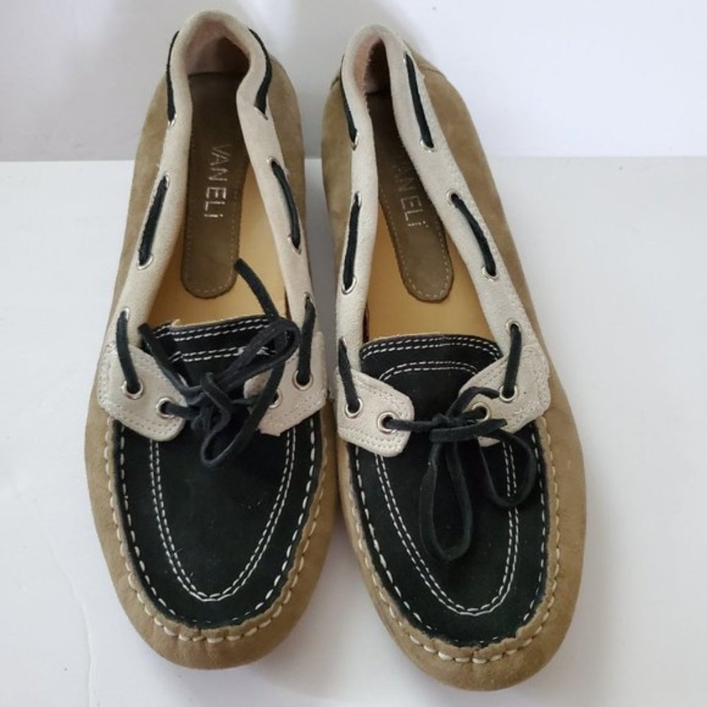 Vaneli Boat Shoe Loafer Driving Shoe Size 7M